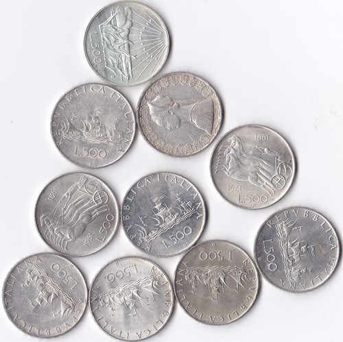Italia monete 500 lire - 10,
