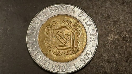 Moneta 500 lire istat - 500, 70°