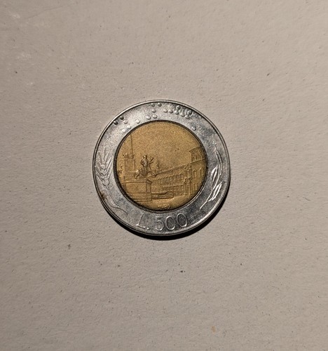 Rara moneta 500 lire anno - rara, da