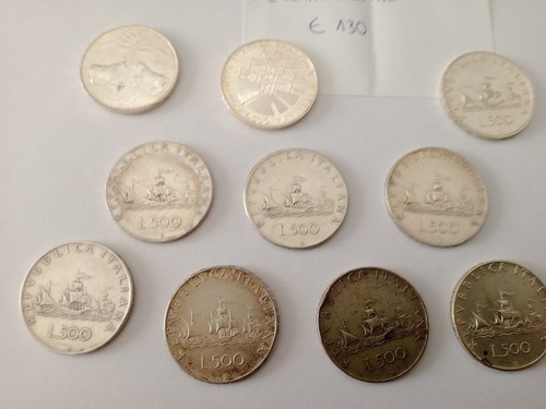 Lotto monete 500 - lotto,