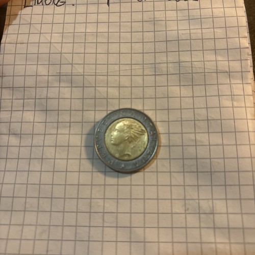 Moneta 500 lire - moneta,