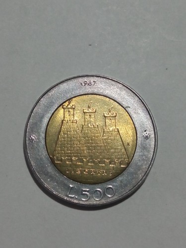 Moneta 500 lire della - moneta,