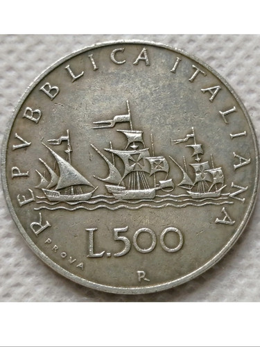 500 lire caravelle repubblica - lire,