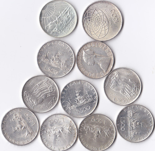 Italia monete 500 lire - da,