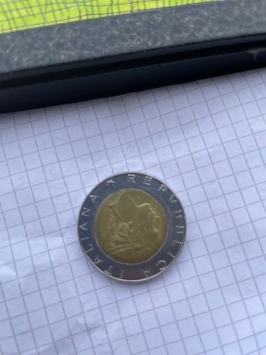 Moneta 500 lire - moneta, da