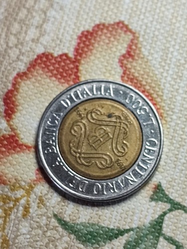 Moneta 500 lire - da, del