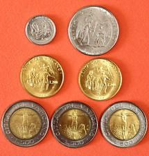 Vaticano Lotto di 7 monete da