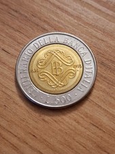 Moneta Da 500 Lire Centenario