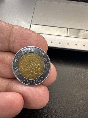 Moneta 500 lire ifad - 500,