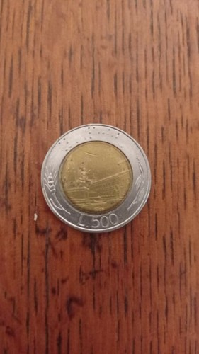 Moneta 500 lire prima - moneta,