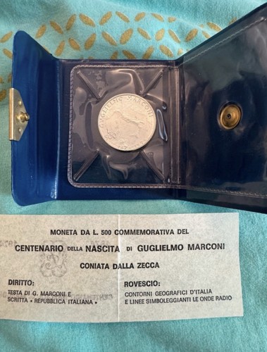 Moneta 500 lire argento - moneta,