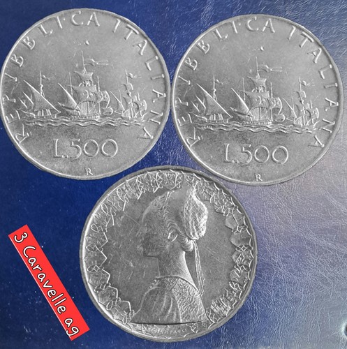 Italia 500 lire moneta in - x,