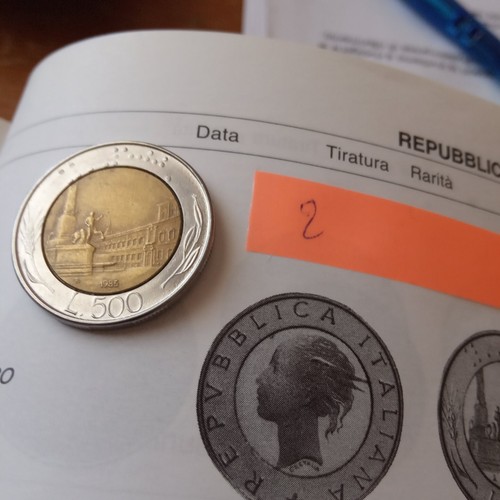 Moneta 500 lire del 1985 - lire,