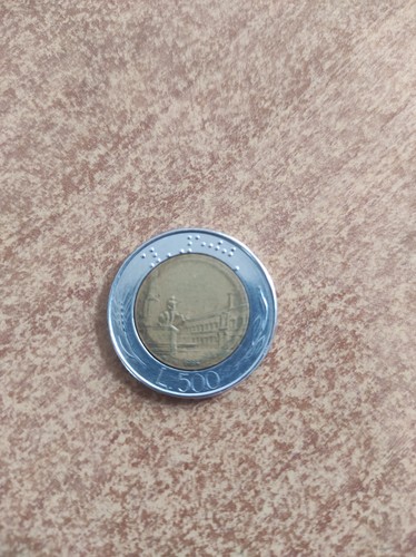 Moneta 500 lire - moneta, del