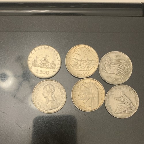 Lotto 116 monete 500 lire - lotto,