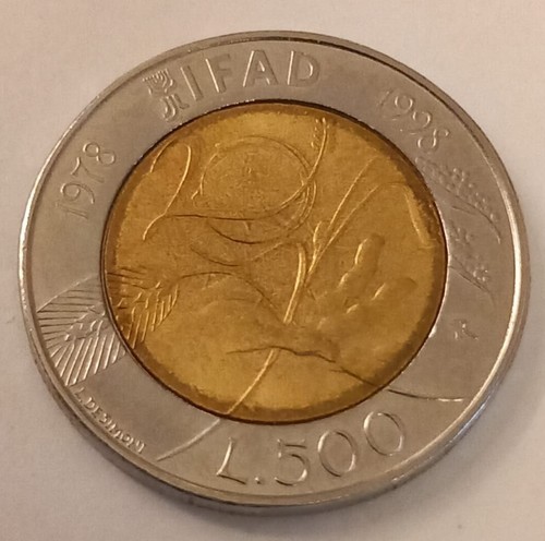 Moneta 500 lire collezione - moneta,
