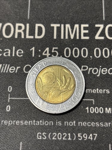 Moneta 500 lire - lire, ifad