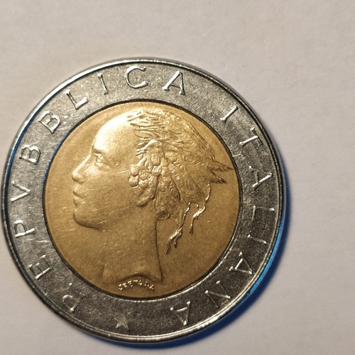 Moneta 500 lire bifacciale - moneta, da