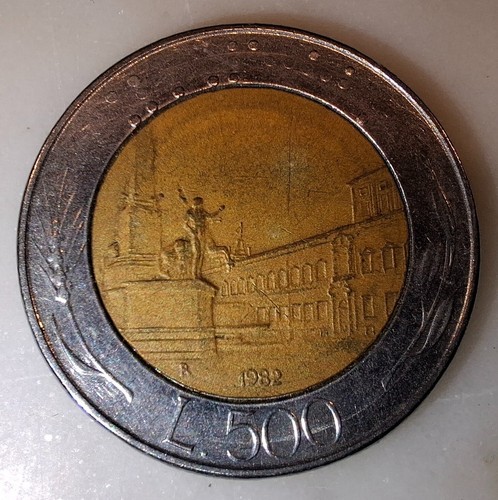 Moneta 500 lire della - da, “500