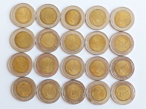 Lotto monete 500 lire - lotto, da